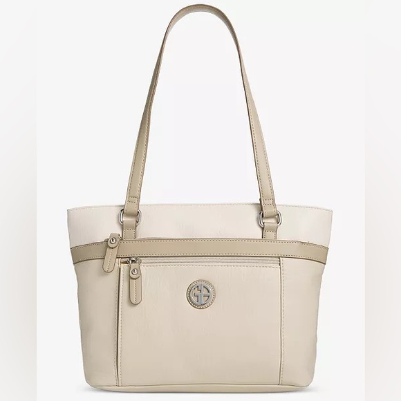 Giani Bernini Colorblock Pebble Tote in Papyrus/hu - Picture 1 of 14